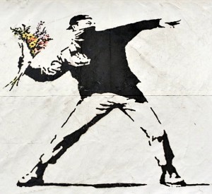 nonviolence-banksy-graffiti